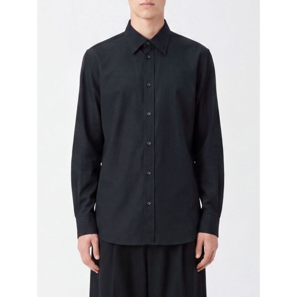Jil Sander Men Jil Sander Virgin Wool And Mohair Blend Shirt With French Collar